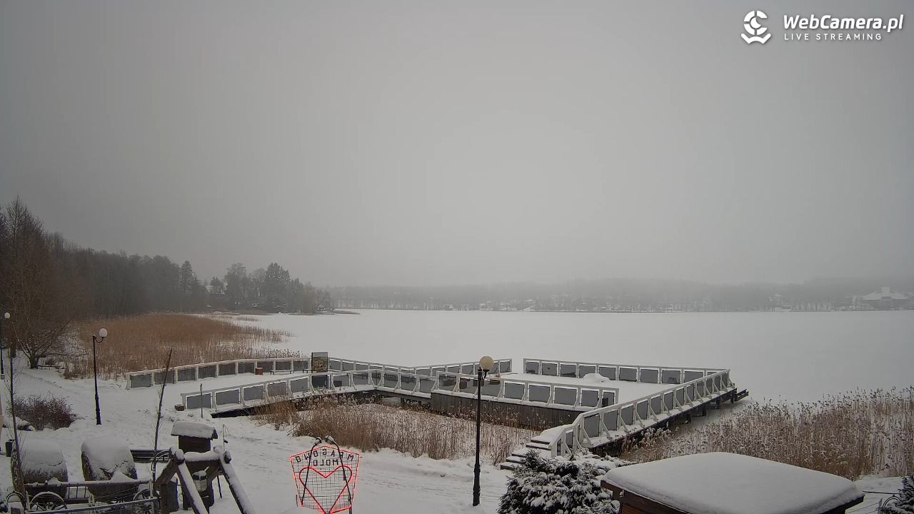 MRĄGOWO - Widok na Molo - 18 luty 2026, 06:55