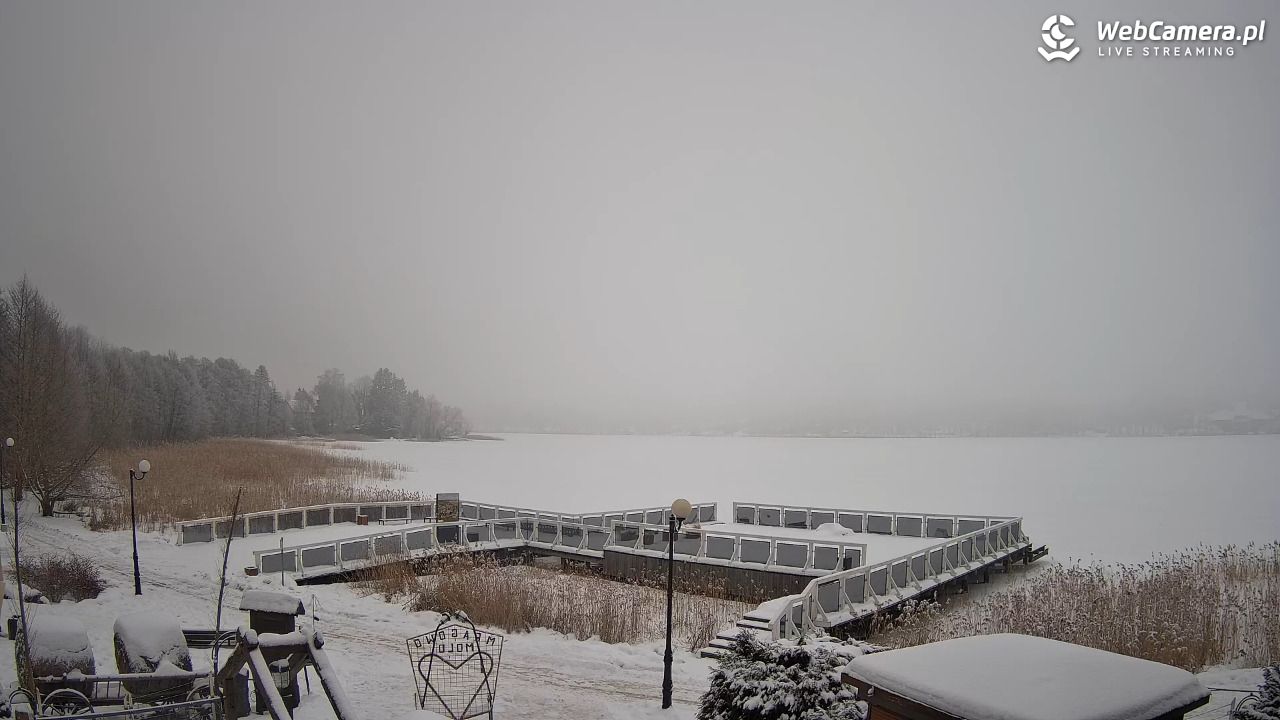 MRĄGOWO - Widok na Molo - 18 luty 2026, 08:50