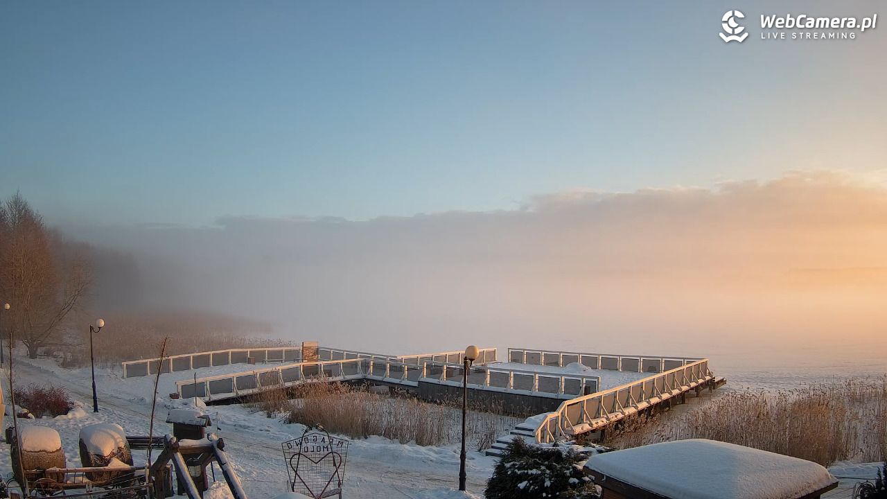 MRĄGOWO - Widok na Molo - 20 luty 2026, 07:17