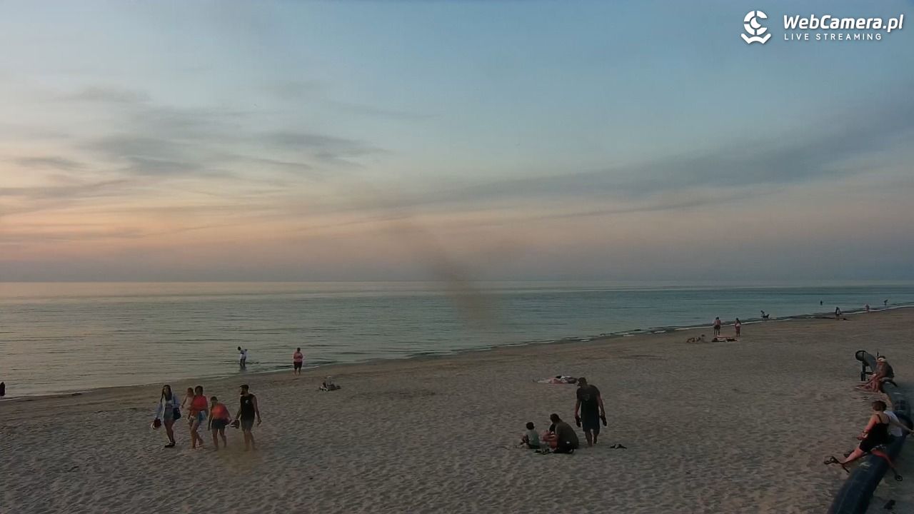 MRZEŻYNO - widok na plażę - 27 czerwiec 2026, 21:39