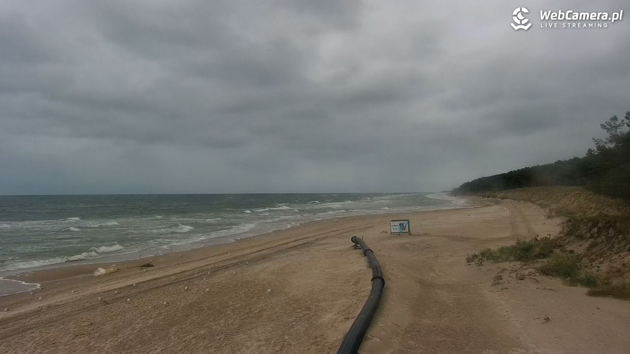 MRZEŻYNO - widok na plażę - 25 wresień 2026, 17:41