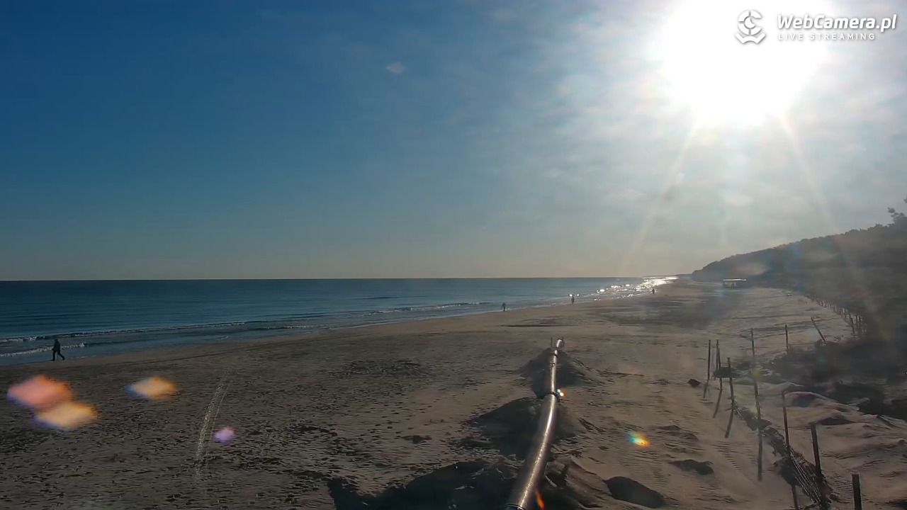 MRZEŻYNO - widok na plażę - 10 maj 2026, 07:08