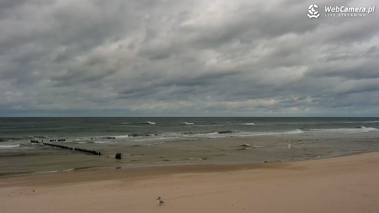 MRZEŻYNO - widok na plażę - 16 wresień 2025, 14:30