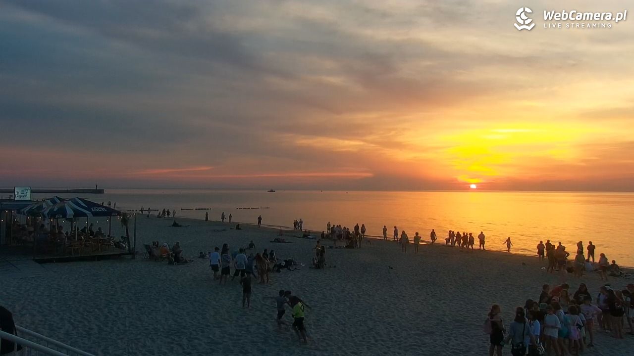 MRZEŻYNO - widok na plażę - 27 czerwiec 2026, 21:29