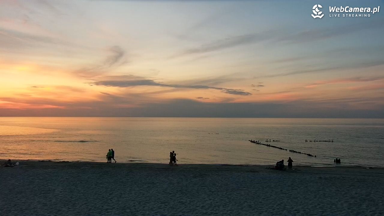MRZEŻYNO - widok na plażę - 27 czerwiec 2026, 21:48