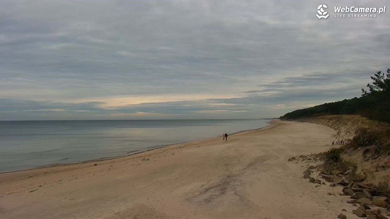 MRZEŻYNO - widok na plażę - 05 listopad 2025, 13:05