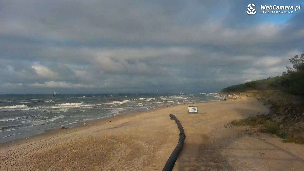 MRZEŻYNO - widok na plażę - 24 wresień 2026, 17:17