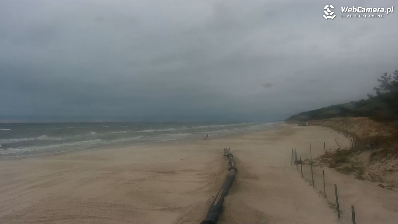 MRZEŻYNO - widok na plażę - 12 maj 2026, 06:52