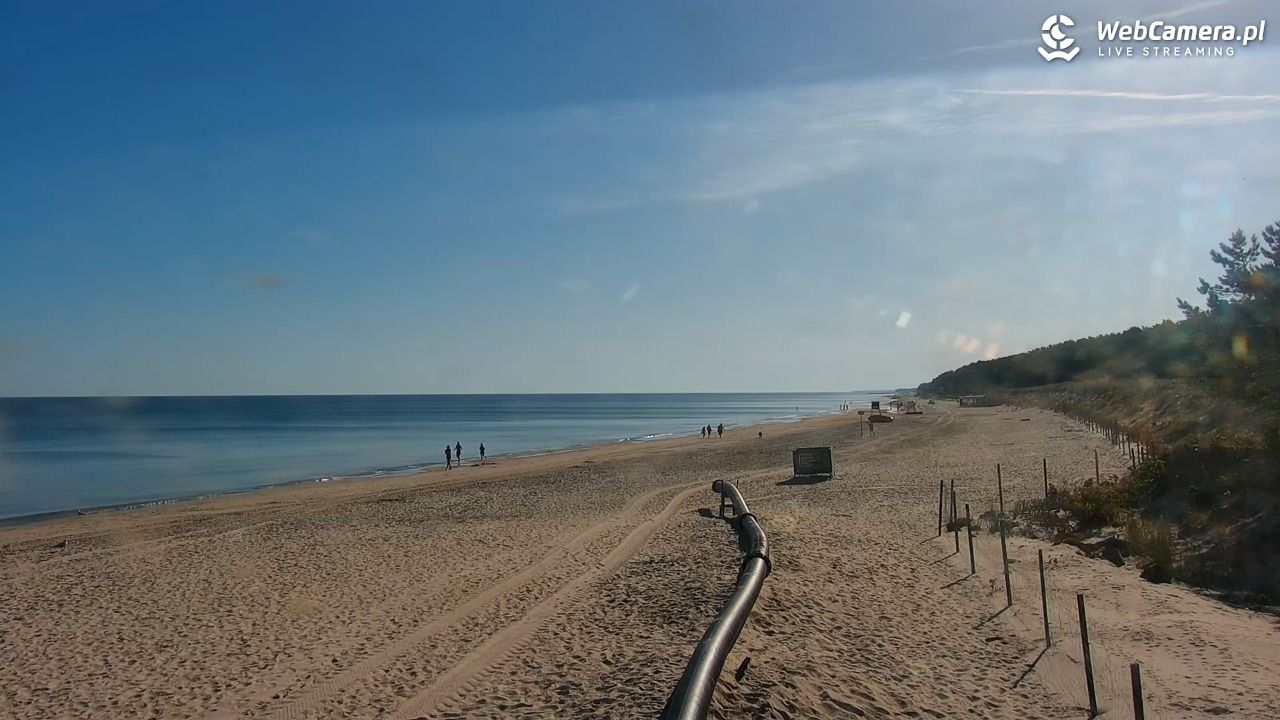 MRZEŻYNO - widok na plażę - 27 czerwiec 2026, 08:30