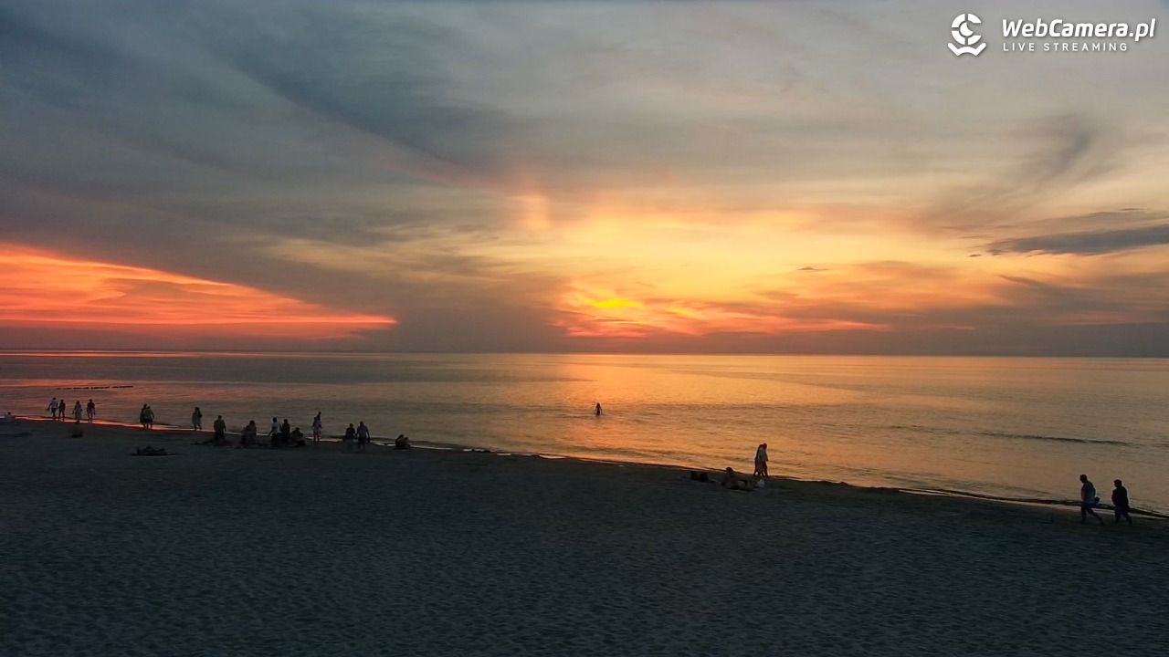 MRZEŻYNO - widok na plażę - 27 czerwiec 2026, 21:49