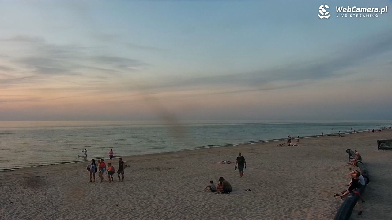 MRZEŻYNO - widok na plażę - 27 czerwiec 2026, 21:39