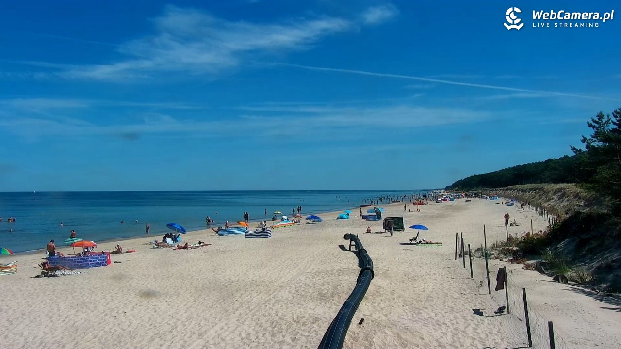 MRZEŻYNO - widok na plażę - 27 czerwiec 2026, 12:21