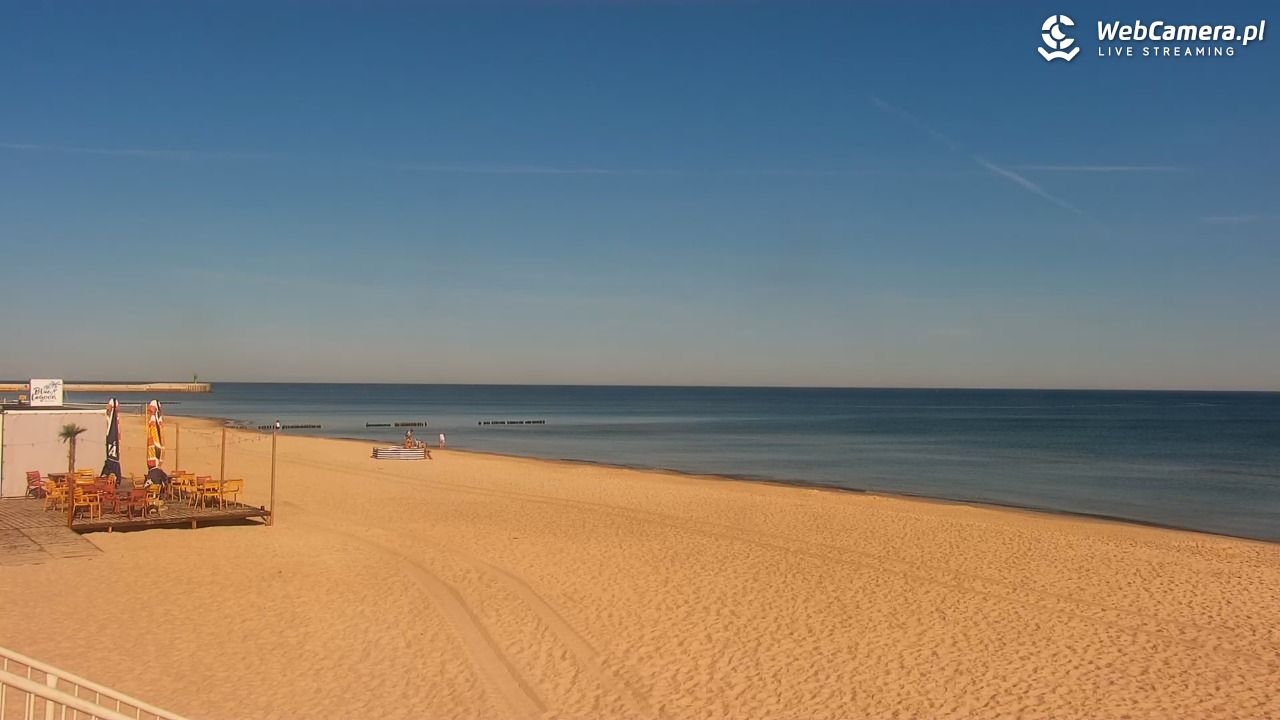 MRZEŻYNO - widok na plażę - 27 czerwiec 2026, 08:30