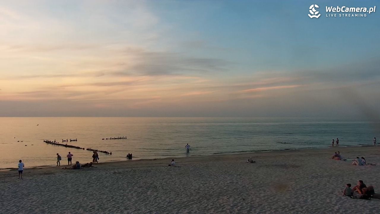 MRZEŻYNO - widok na plażę - 27 czerwiec 2026, 21:31