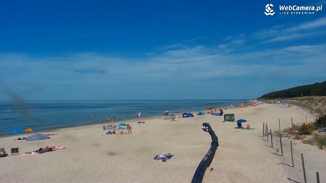 MRZEŻYNO - widok na plażę - 27 czerwiec 2026, 15:35