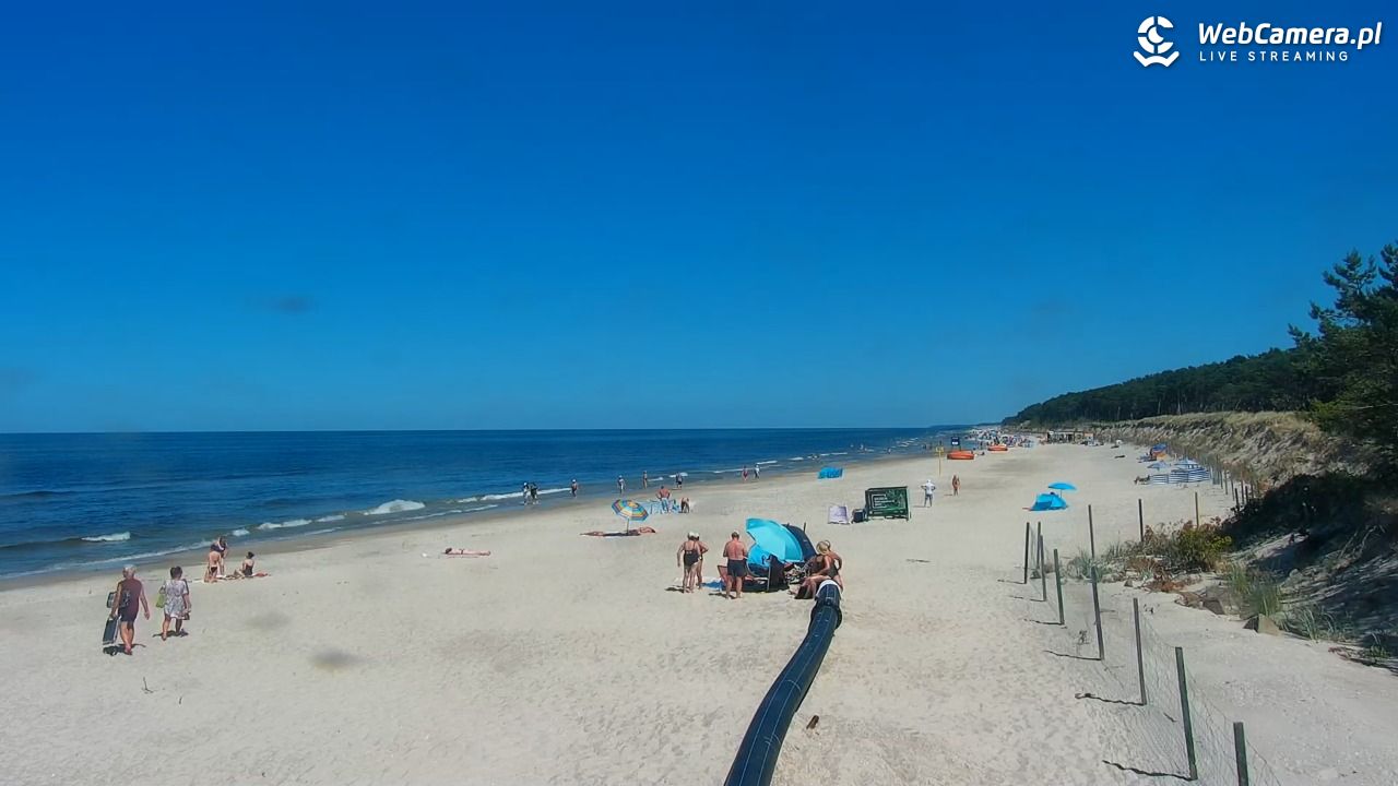 MRZEŻYNO - widok na plażę - 26 czerwiec 2026, 14:30