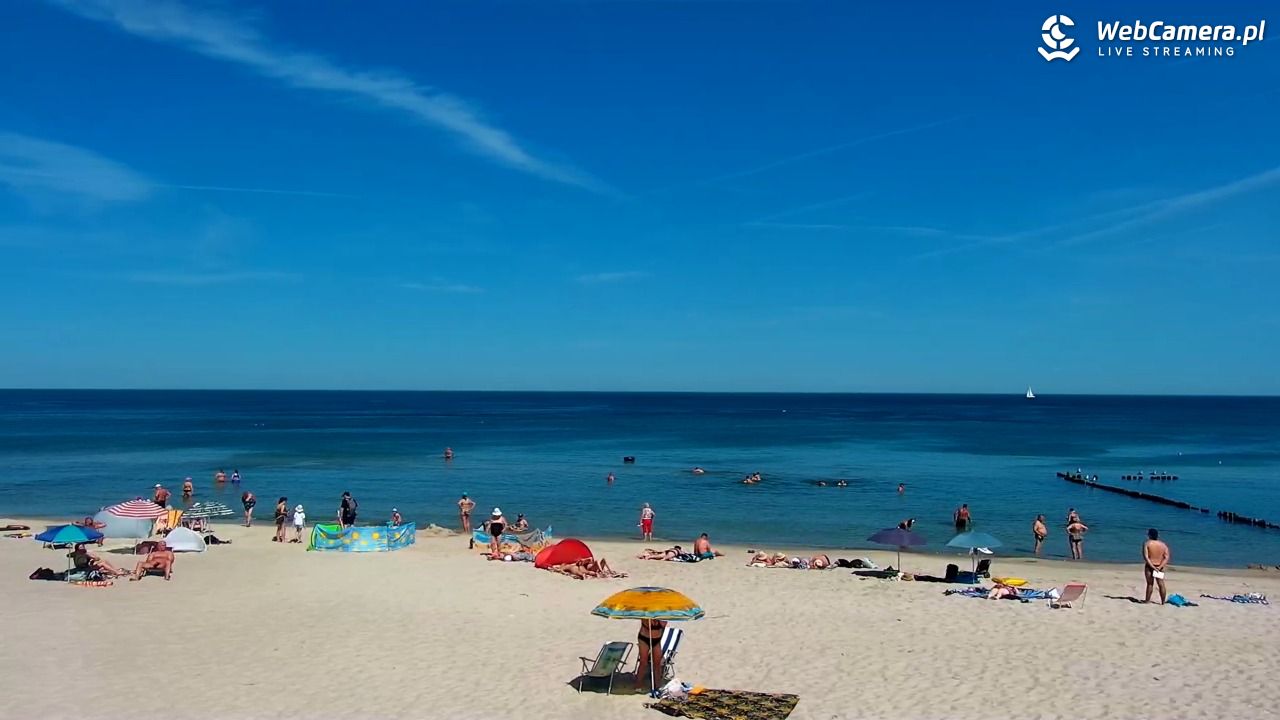 MRZEŻYNO - widok na plażę - 27 czerwiec 2026, 11:16