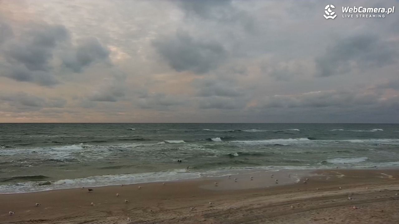 MRZEŻYNO - widok na plażę - 25 wresień 2026, 18:45