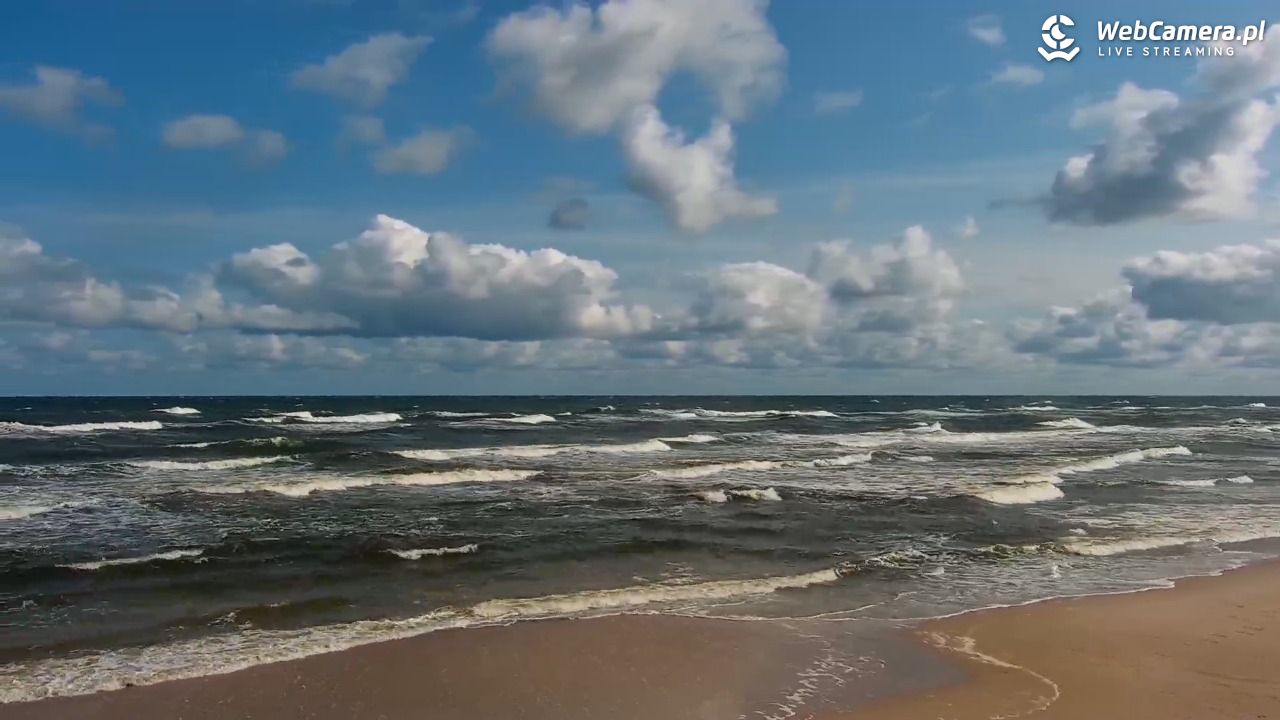 MRZEŻYNO - widok na plażę - 29 lipiec 2025, 09:40