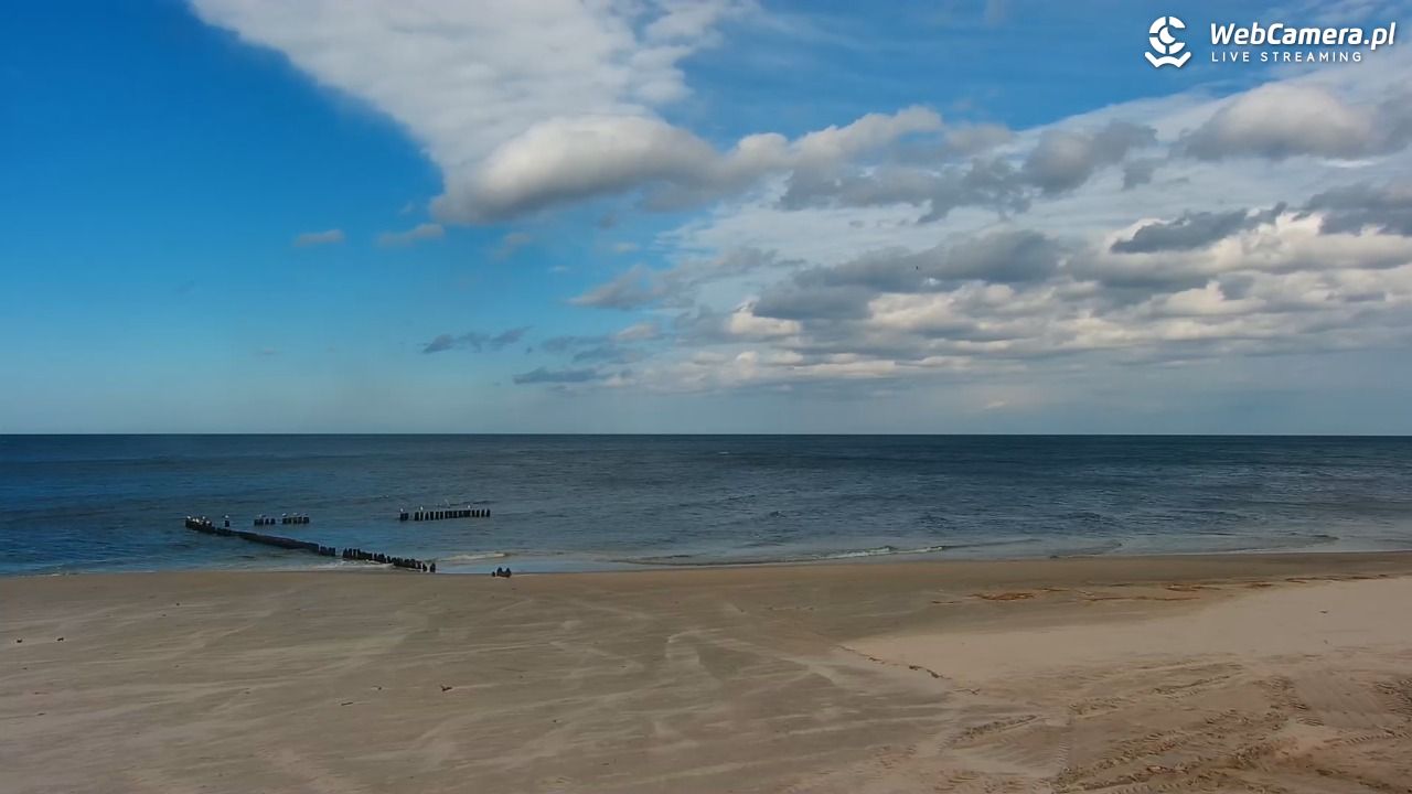MRZEŻYNO - widok na plażę - 25 marzec 2026, 13:16