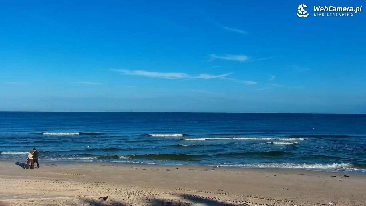 MRZEŻYNO - widok na plażę - 26 wresień 2026, 09:12