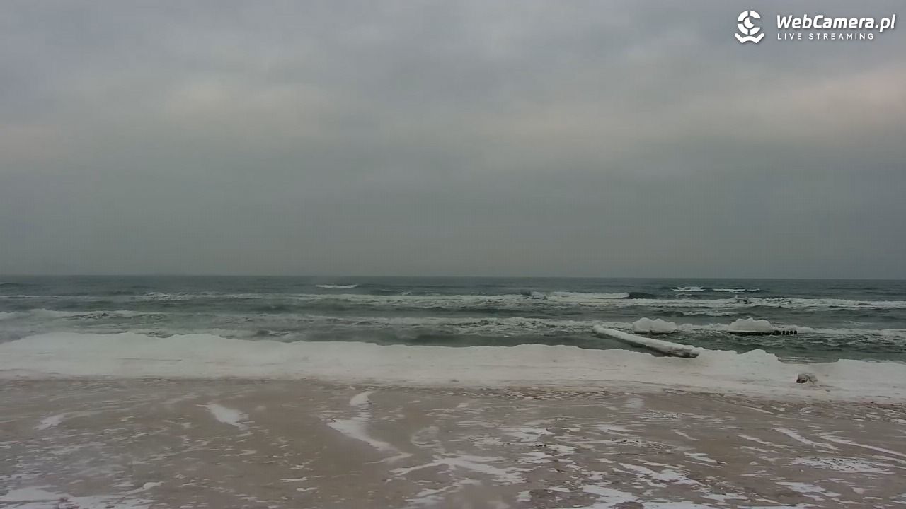 MRZEŻYNO - widok na plażę - 08 luty 2026, 14:29