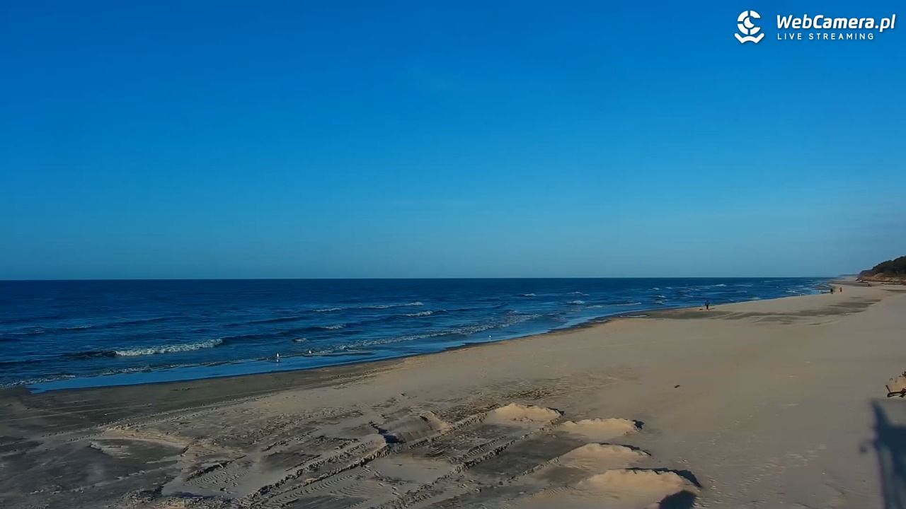 MRZEŻYNO - widok na plażę - 26 marzec 2026, 17:03