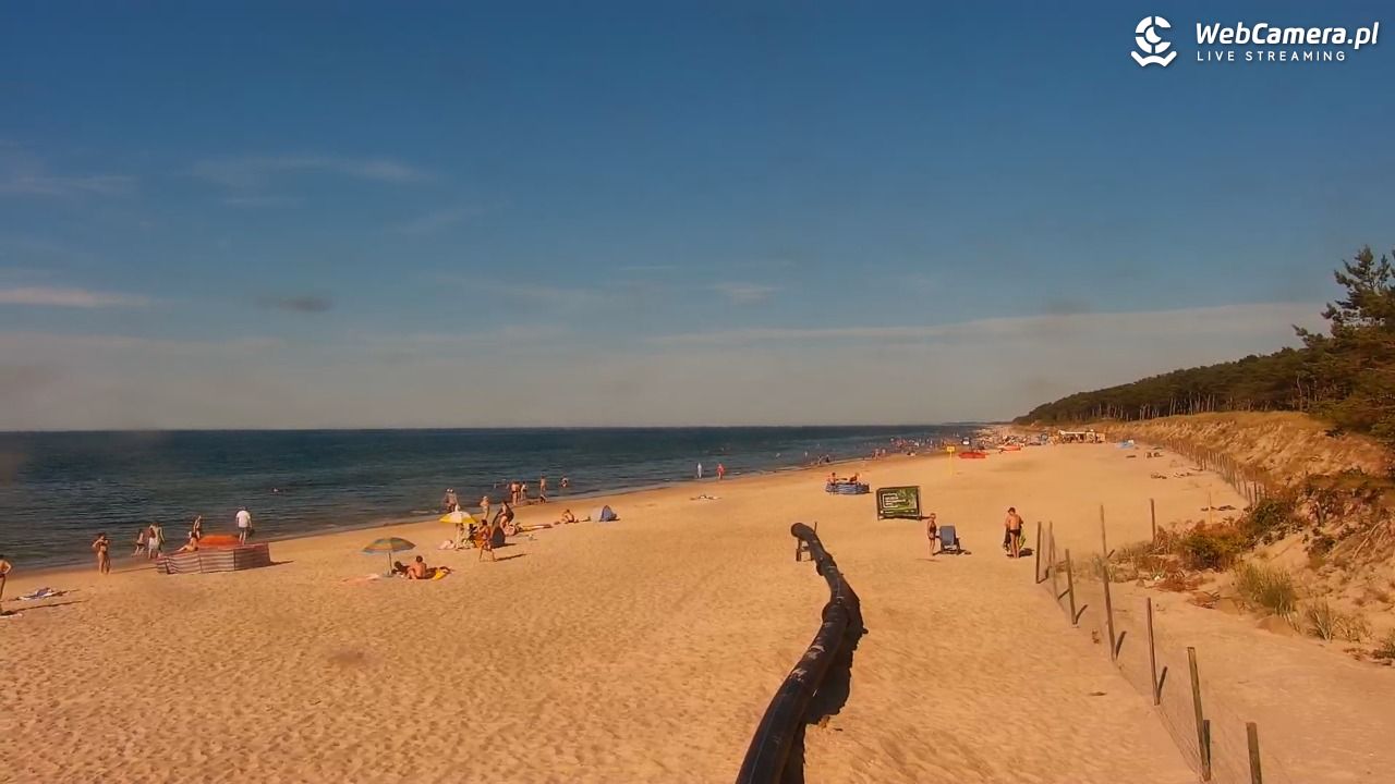 MRZEŻYNO - widok na plażę - 27 czerwiec 2026, 17:46
