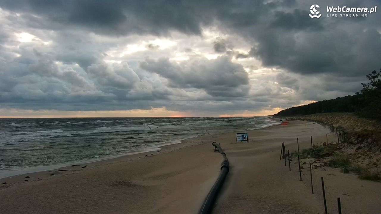 MRZEŻYNO - widok na plażę - 11 sierpień 2026, 05:29