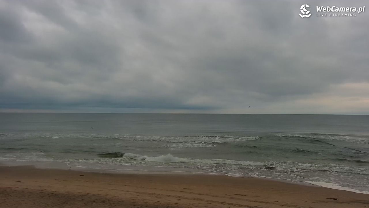 MRZEŻYNO - widok na plażę - 24 wresień 2026, 08:35