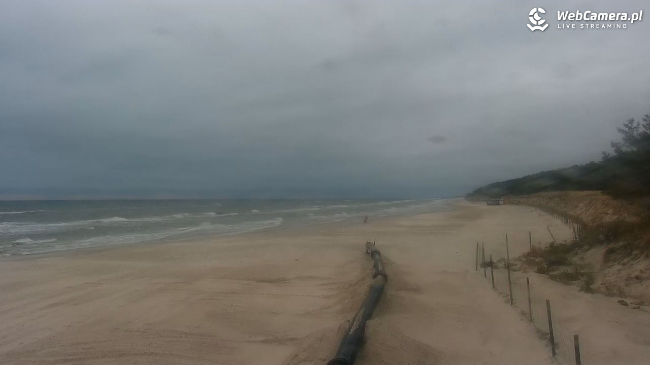 MRZEŻYNO - widok na plażę - 12 maj 2026, 06:52