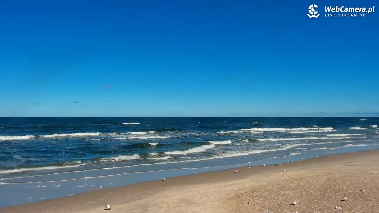 MRZEŻYNO - widok na plażę - 22 wresień 2026, 13:27