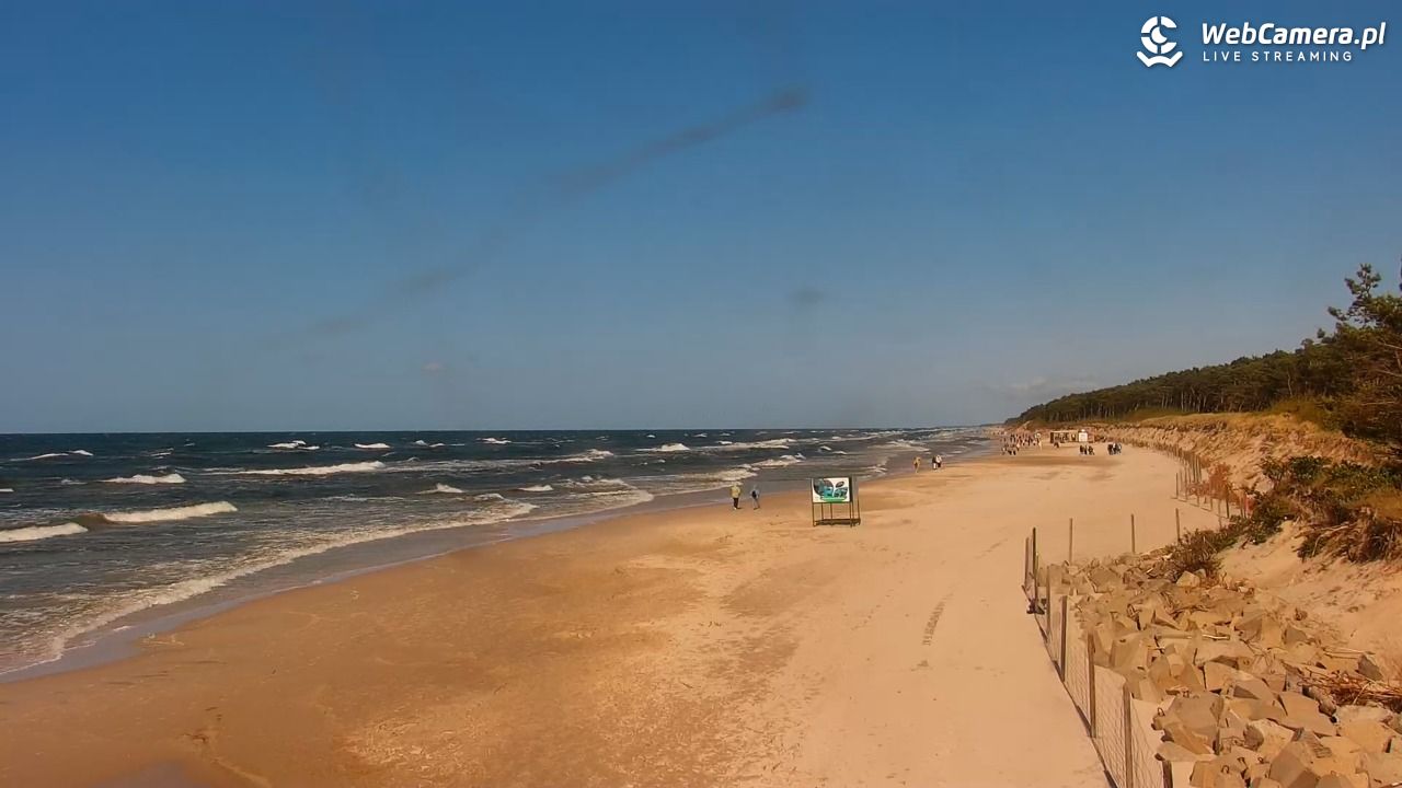 MRZEŻYNO - widok na plażę - 11 czerwiec 2025, 16:38