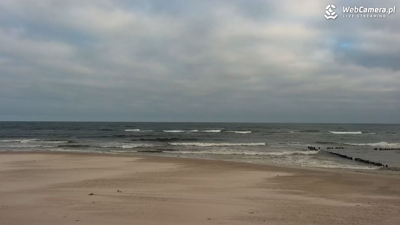 MRZEŻYNO - widok na plażę - 26 marzec 2026, 07:26