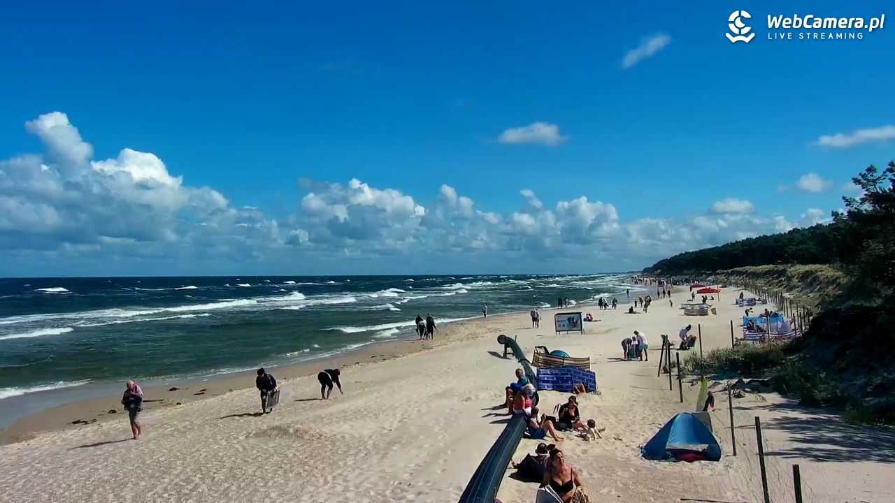 MRZEŻYNO - widok na plażę - 11 sierpień 2026, 12:03