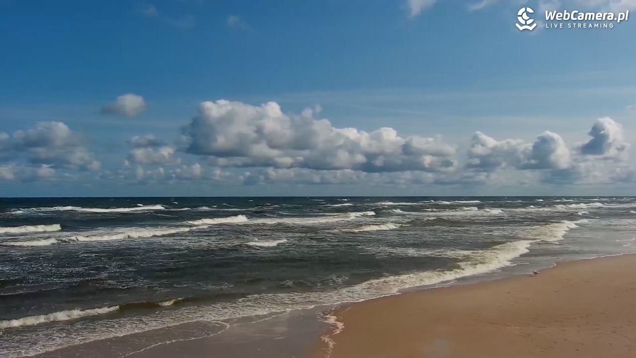 MRZEŻYNO - widok na plażę - 29 lipiec 2025, 09:49