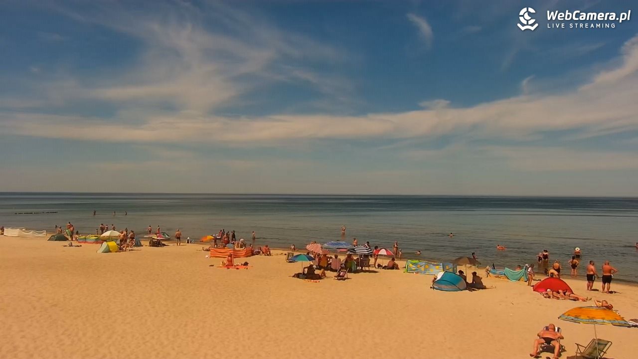 MRZEŻYNO - widok na plażę - 27 czerwiec 2026, 12:49