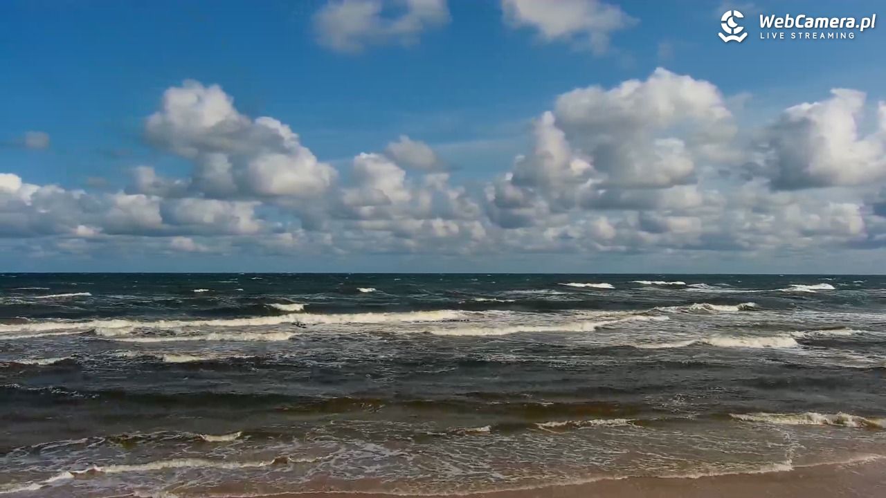 MRZEŻYNO - widok na plażę - 29 lipiec 2025, 09:25
