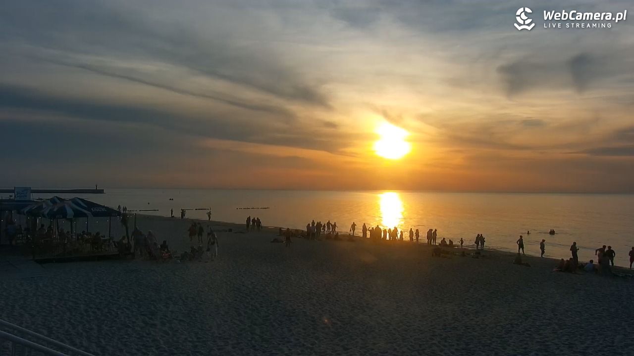 MRZEŻYNO - widok na plażę - 27 czerwiec 2026, 20:50