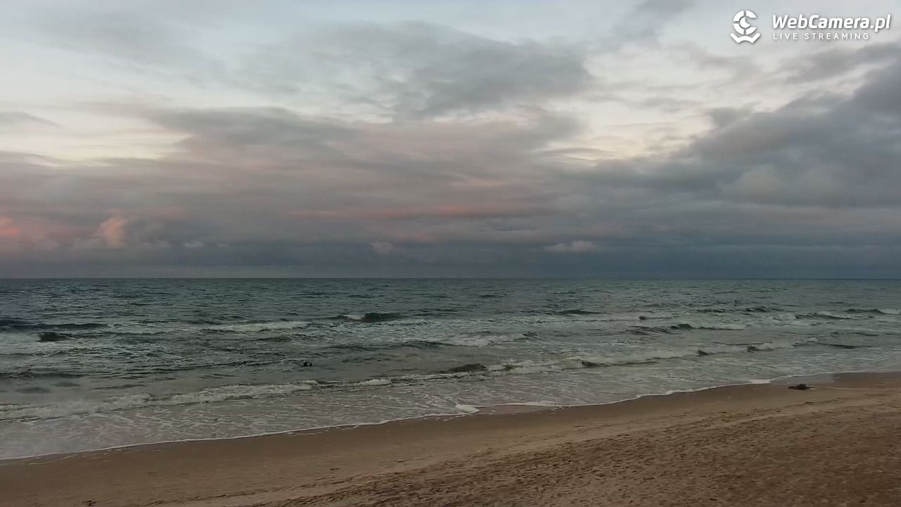 MRZEŻYNO - widok na plażę - 24 wresień 2026, 18:52