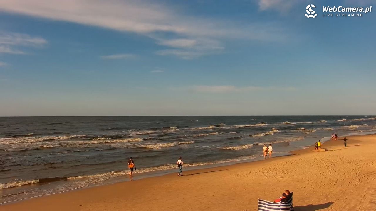 MRZEŻYNO - widok na plażę - 29 lipiec 2025, 18:55