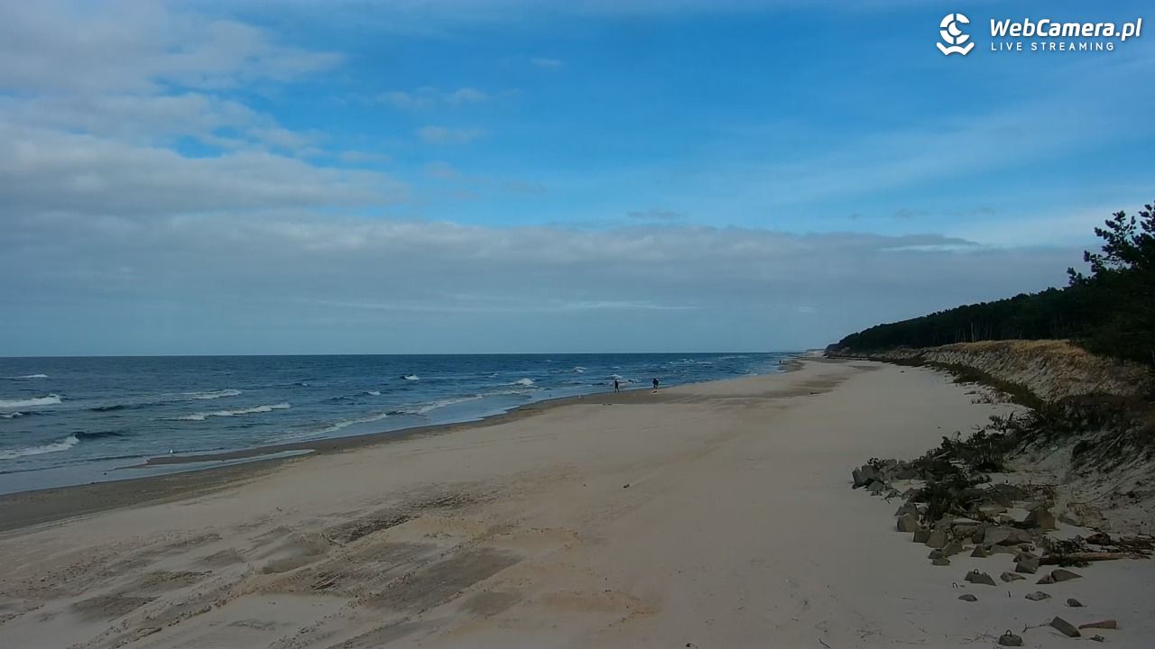 MRZEŻYNO - widok na plażę - 26 marzec 2026, 14:12