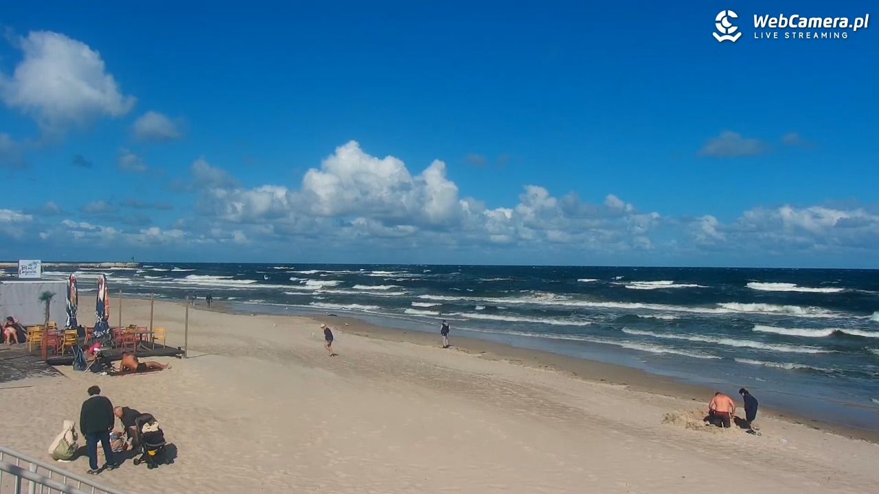 MRZEŻYNO - widok na plażę - 11 sierpień 2026, 10:15