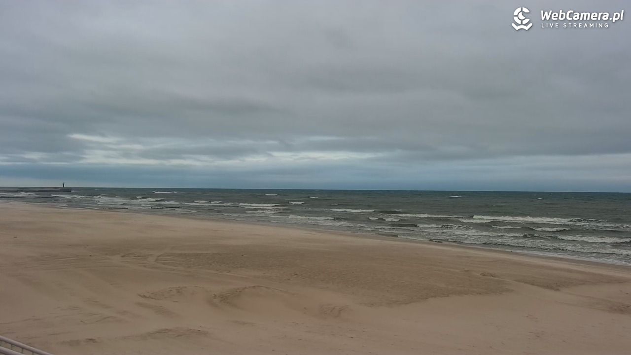 MRZEŻYNO - widok na plażę - 12 maj 2026, 06:50