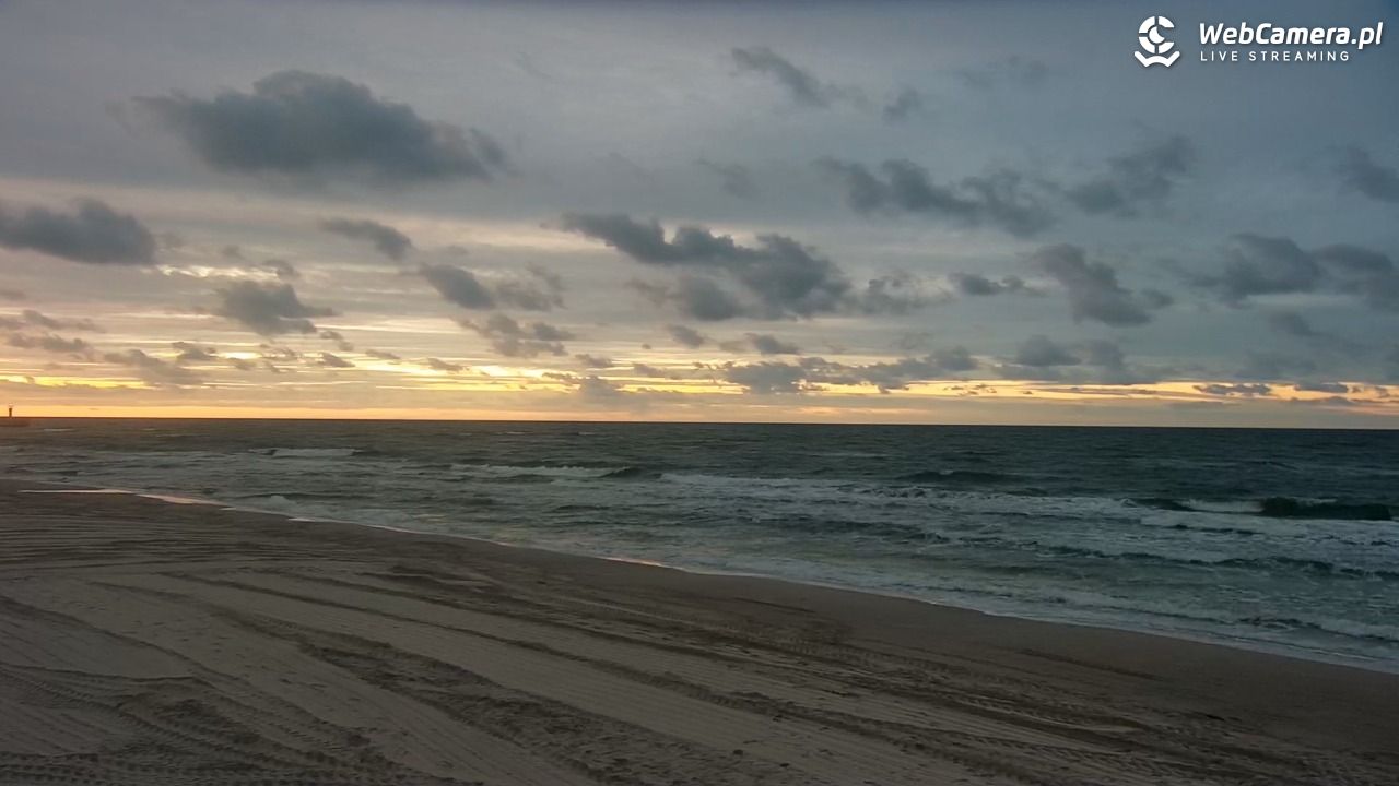 MRZEŻYNO - widok na plażę - 25 wresień 2026, 19:05