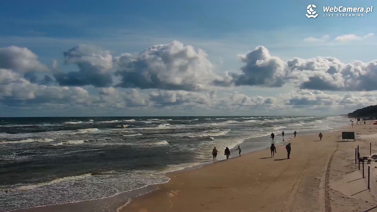 MRZEŻYNO - widok na plażę - 29 lipiec 2025, 09:08