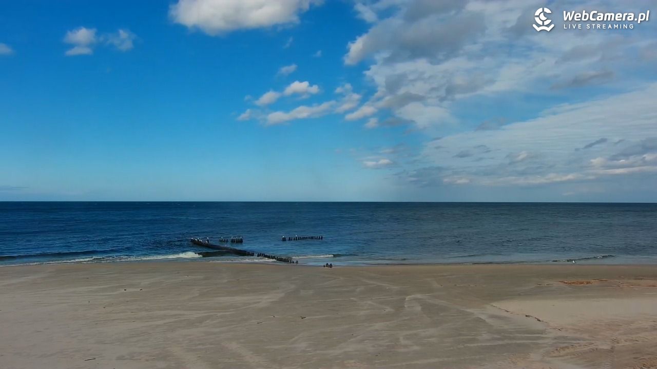 MRZEŻYNO - widok na plażę - 25 marzec 2026, 13:24