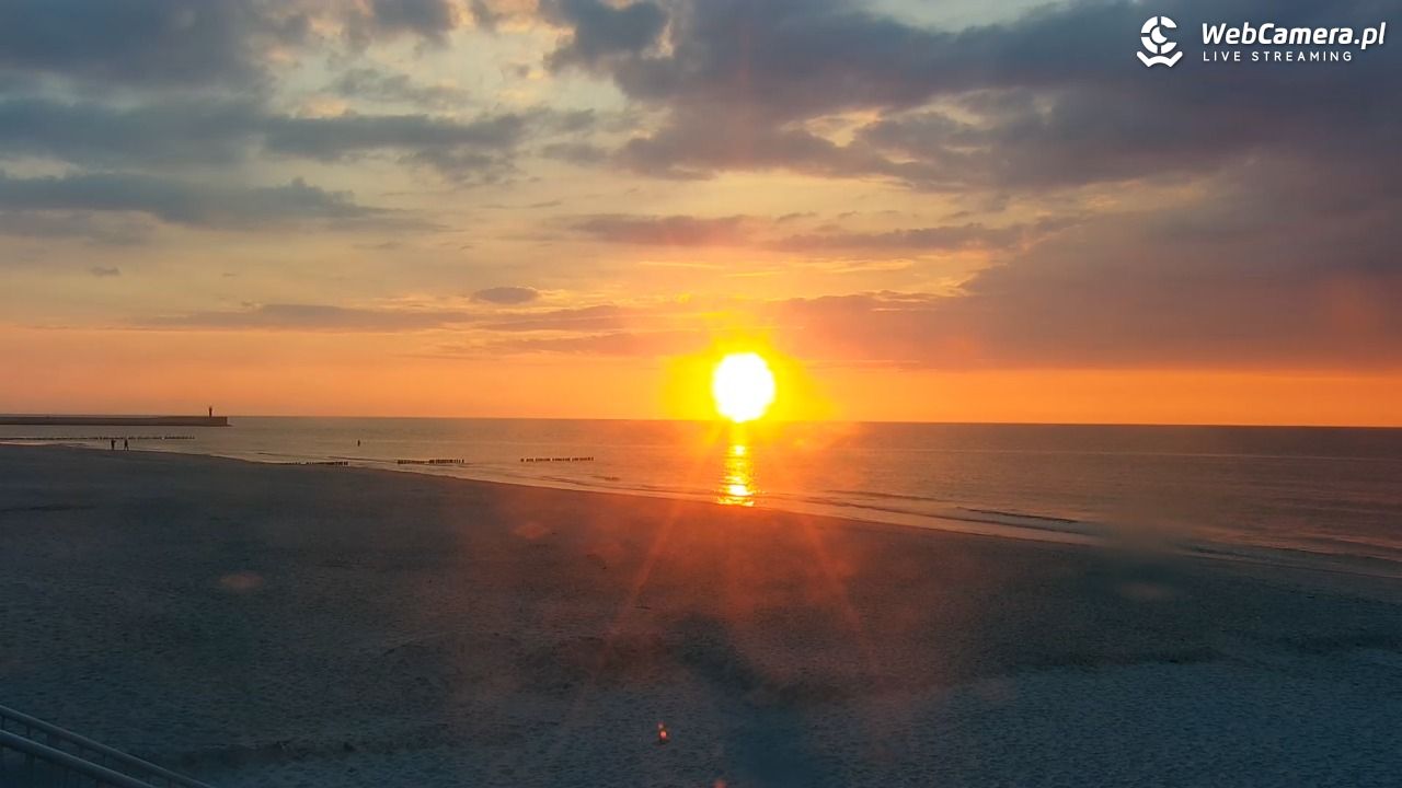 MRZEŻYNO - widok na plażę - 10 maj 2026, 20:30