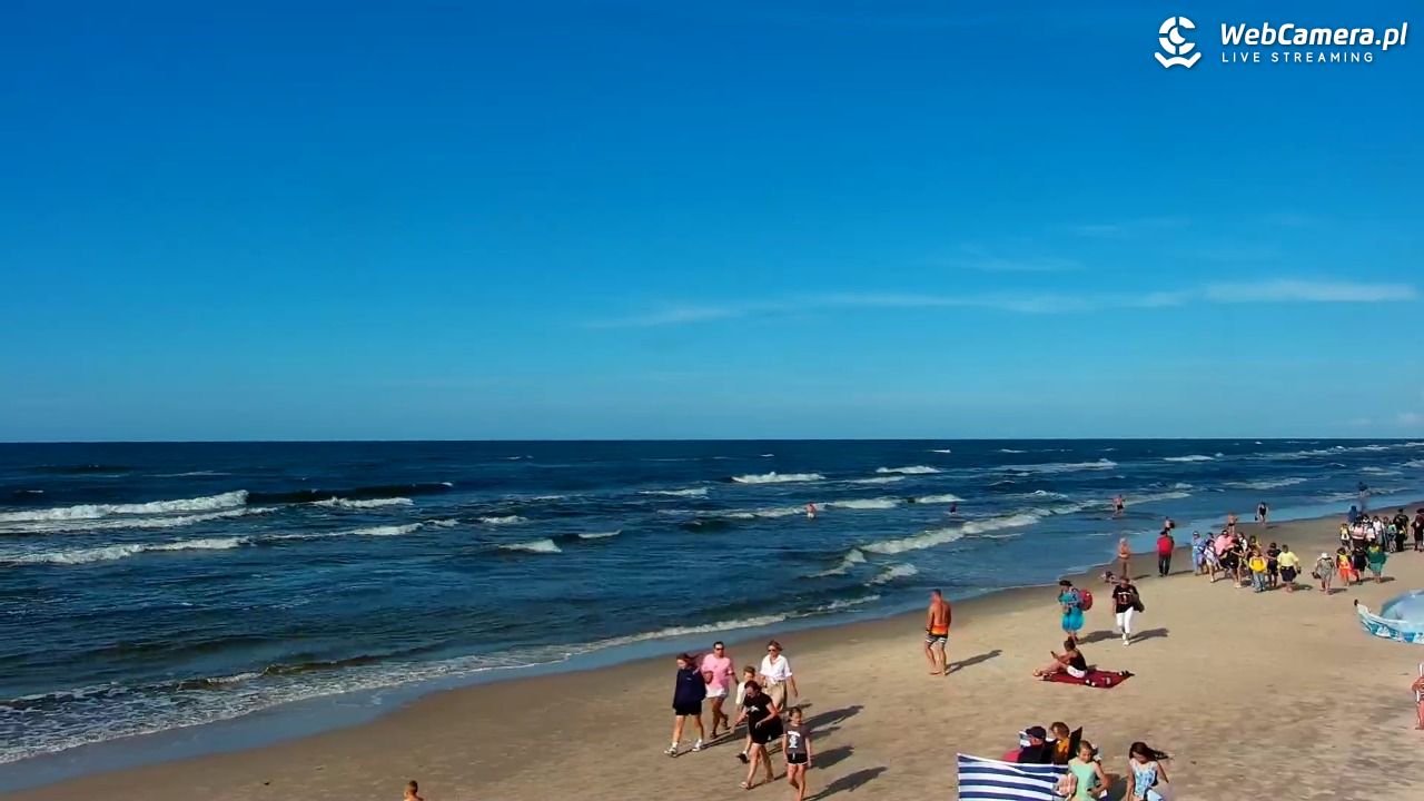 MRZEŻYNO - widok na plażę - 29 lipiec 2025, 17:30