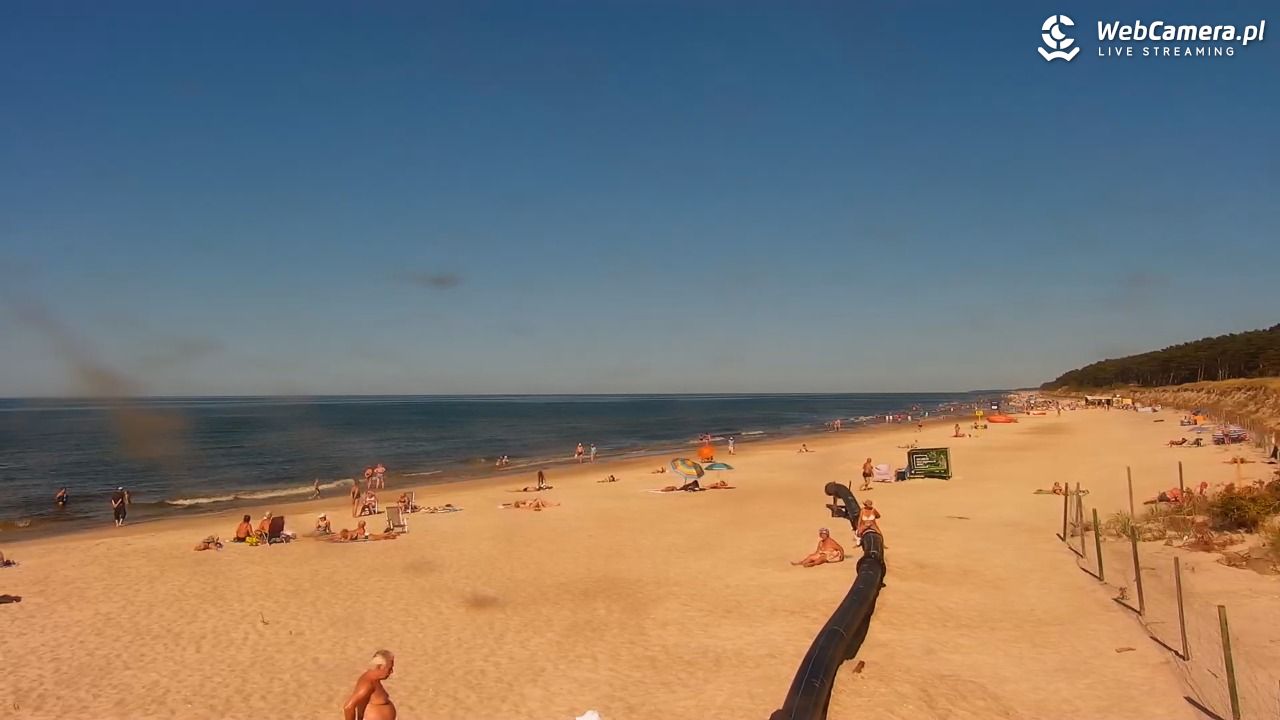 MRZEŻYNO - widok na plażę - 26 czerwiec 2026, 16:25